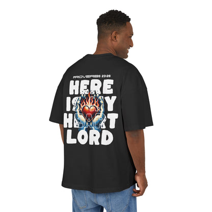 Here is my Heart Lord - T-Shirt Oversized
